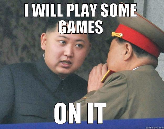 More arcade machine shit - I WILL PLAY SOME GAMES ON IT Hungry Kim Jong Un