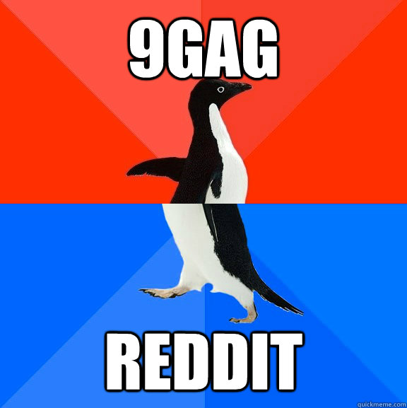 9gag reddit  Socially Awesome Awkward Penguin