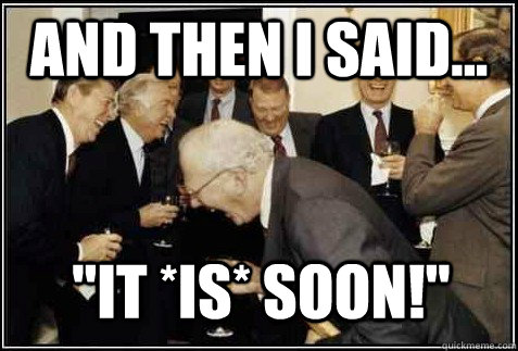 and then i said... 