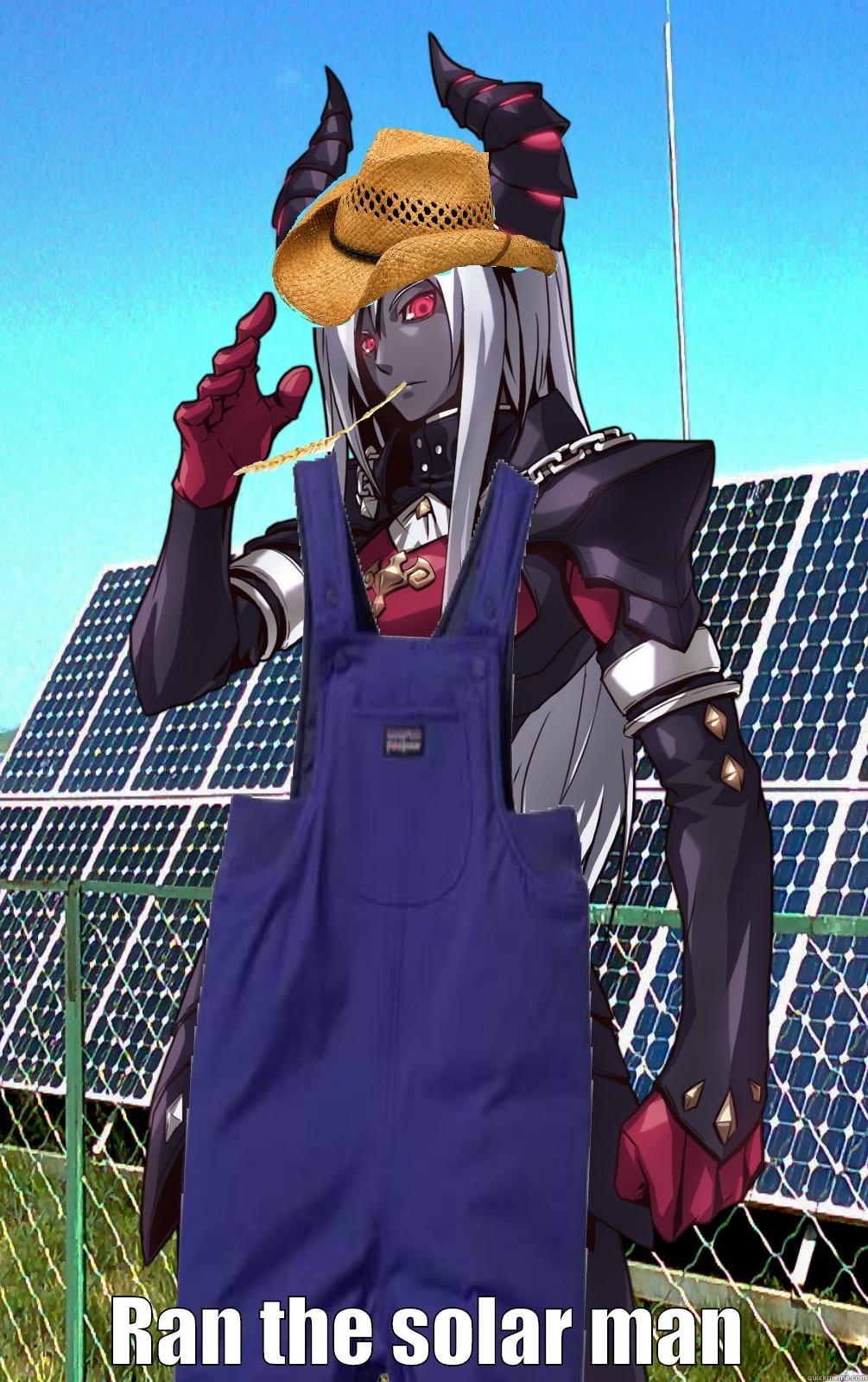  RAN THE SOLAR MAN Misc