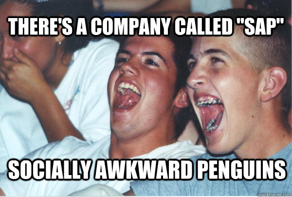 Socially awkward penguins There's a company called 