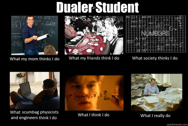 Dualer Student - Dualer Student  What People Think I DoWhat I Really Do