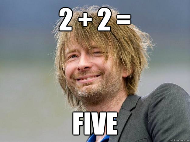 2 + 2 = five  