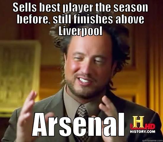 SELLS BEST PLAYER THE SEASON BEFORE, STILL FINISHES ABOVE LIVERPOOL ARSENAL Ancient Aliens