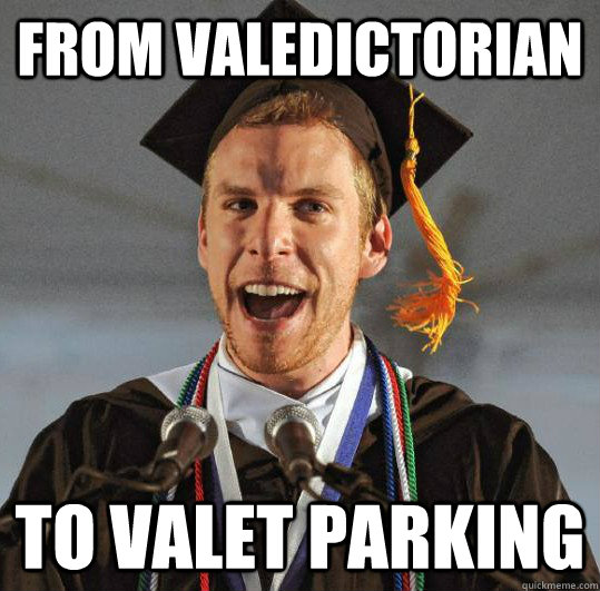 From Valedictorian To Valet Parking - From Valedictorian To Valet Parking  SuperGrad
