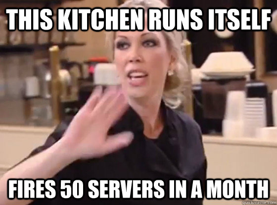 This kitchen runs itself fires 50 servers in a month   