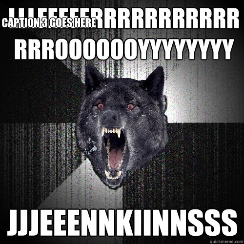 LLLEEEEERRRRRRRRRRRRRROOOOOOYYYYYYYY Jjjeeennkiinnsss Caption 3 goes here  Insanity Wolf