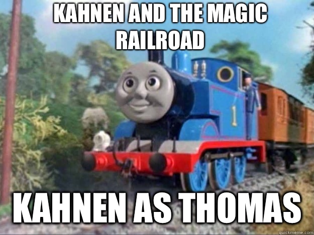 Kahnen and the Magic Railroad Kahnen as Thomas   thomas and friends