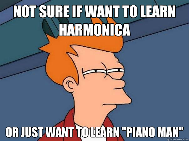 Not sure if want to learn harmonica Or just want to learn 
