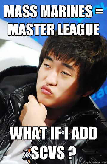 Mass Marines = Master League What If I add Scvs ? - Mass Marines = Master League What If I add Scvs ?  Flash