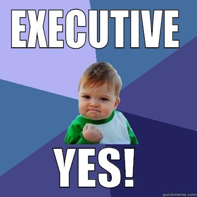 EXECUTIVE YES! Success Kid