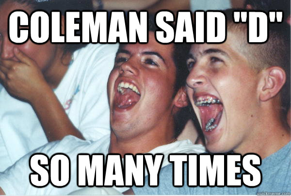 coleman said 