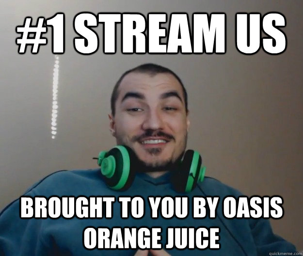 #1 Stream US Brought to you by Oasis Orange Juice  