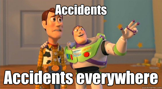 Accidents
 Accidents everywhere
  lambdas everywhere