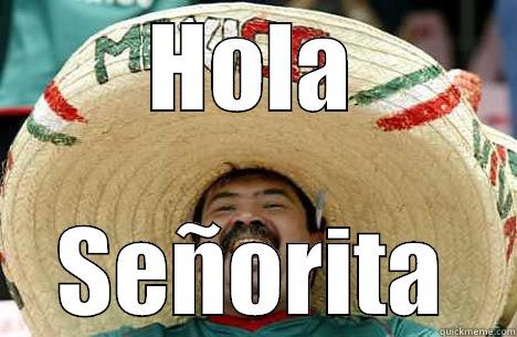 HOLA SEÑORITA Merry mexican