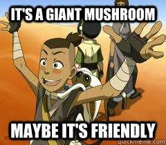 It's a giant mushroom maybe it's friendly - It's a giant mushroom maybe it's friendly  Avatar Shrooms