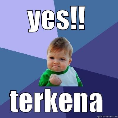 bla bla - YES!! TERKENA Success Kid