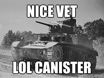 Nice vet Lol canister  Stuart