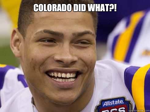 Colorado did what?!   Tyrann Mathieu