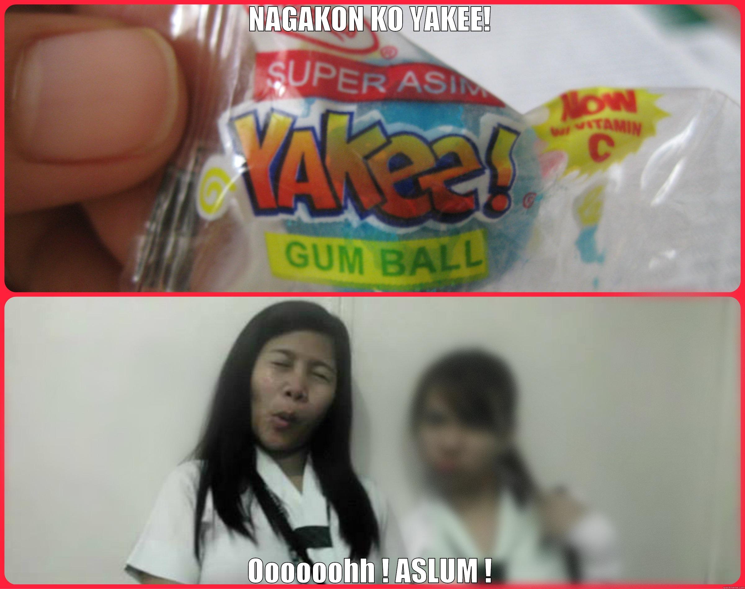yakee gum. - NAGAKON KO YAKEE! OOOOOOHH ! ASLUM ! Misc