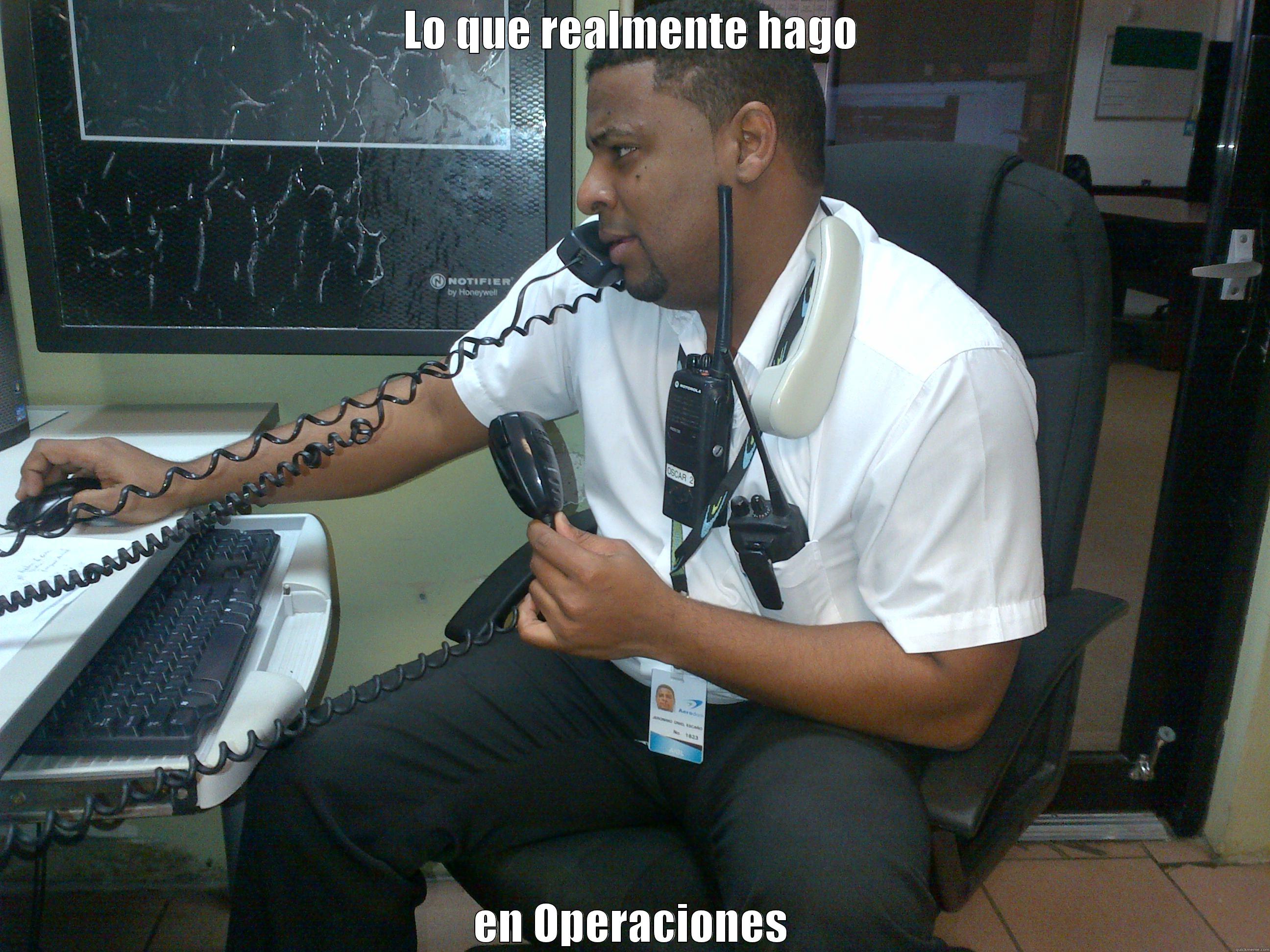 LO QUE REALMENTE HAGO EN OPERACIONES Misc