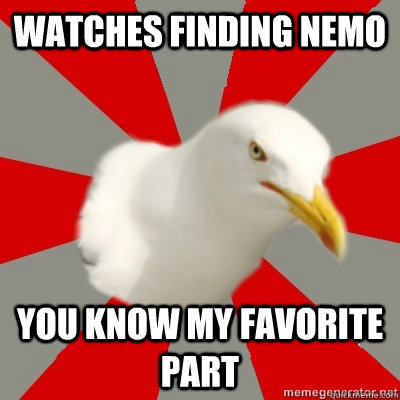 Watches finding nemo you know my favorite part - Watches finding nemo you know my favorite part  serial killer seagull