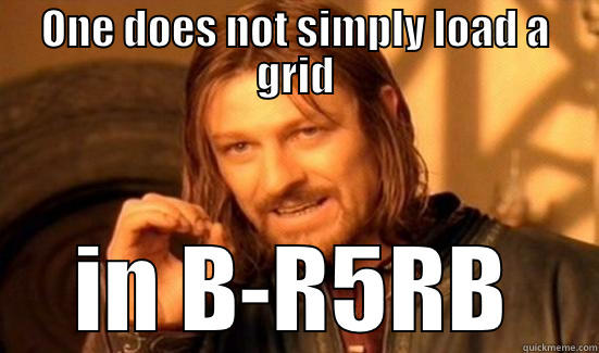 ONE DOES NOT SIMPLY LOAD A GRID IN B-R5RB Boromir