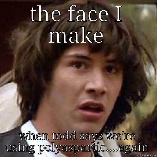 cat showroom balls - THE FACE I MAKE WHEN TODD SAYS WE'RE USING POLYASPARTIC....AGAIN conspiracy keanu