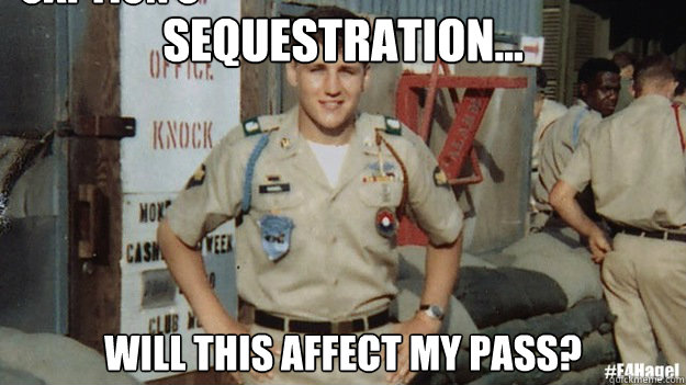 Sequestration... Will this affect my pass? Caption 3 goes here  