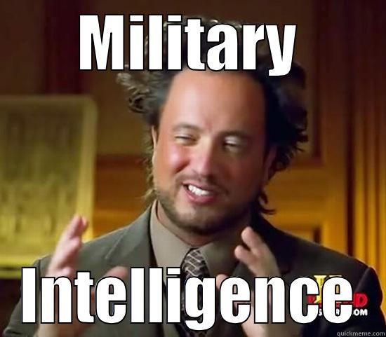 MILITARY INTELLIGENCE Ancient Aliens