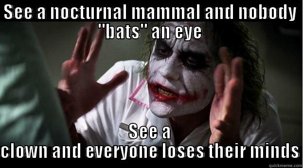 SEE A NOCTURNAL MAMMAL AND NOBODY 