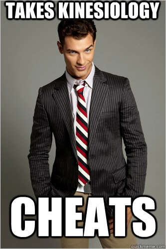 takes kinesiology cheats  Hamilton Hypocrite