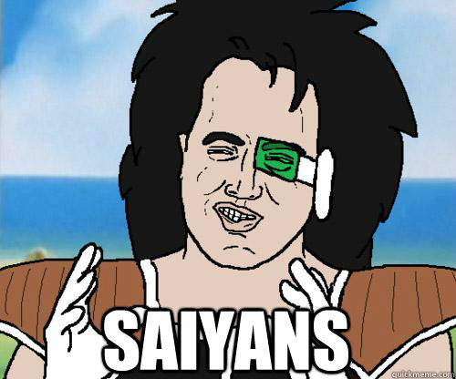  saiyans -  saiyans  aliens guy raditz