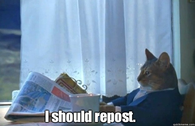 I should repost.  Sophisticated Cat is broke