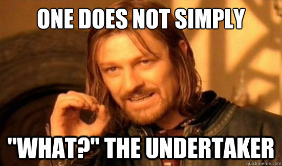 One does not simply 