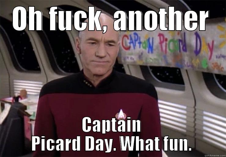 Not another Captain Picard Day - OH FUCK, ANOTHER CAPTAIN PICARD DAY. WHAT FUN. Misc