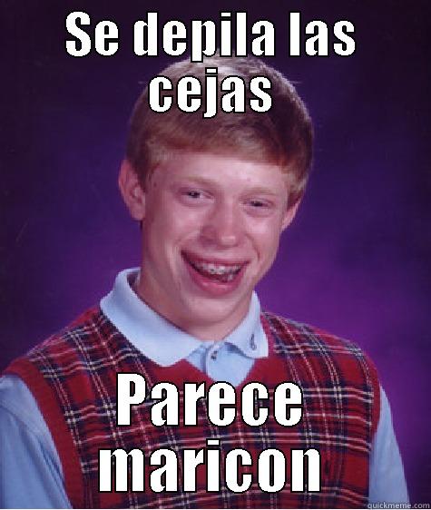 SE DEPILA LAS CEJAS PARECE MARICON Bad Luck Brian