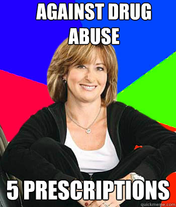 against drug abuse 5 prescriptions  Sheltering Suburban Mom