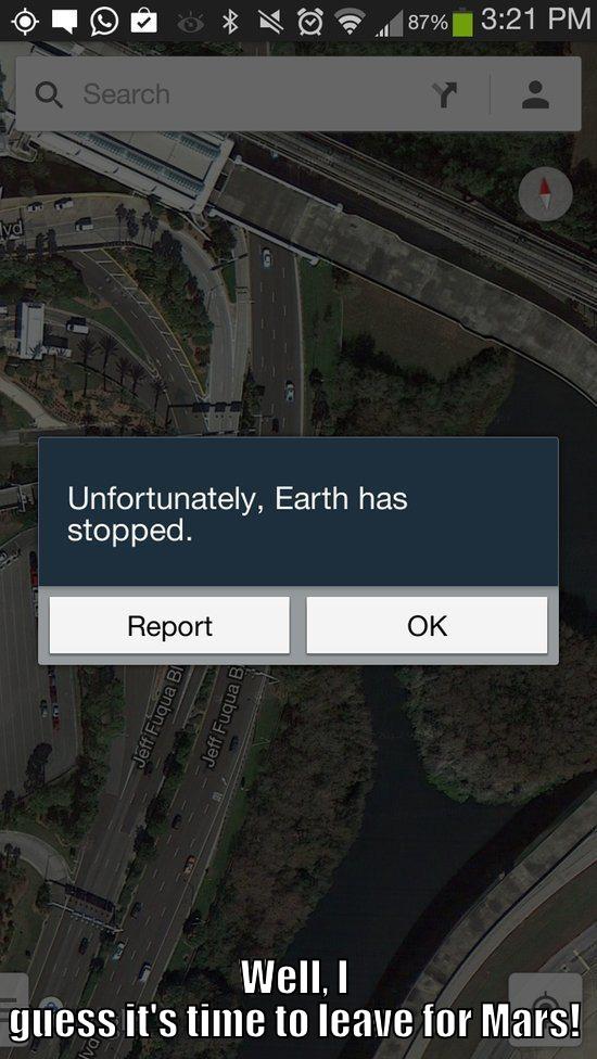 WELL, I GUESS IT'S TIME TO LEAVE FOR MARS! Misc