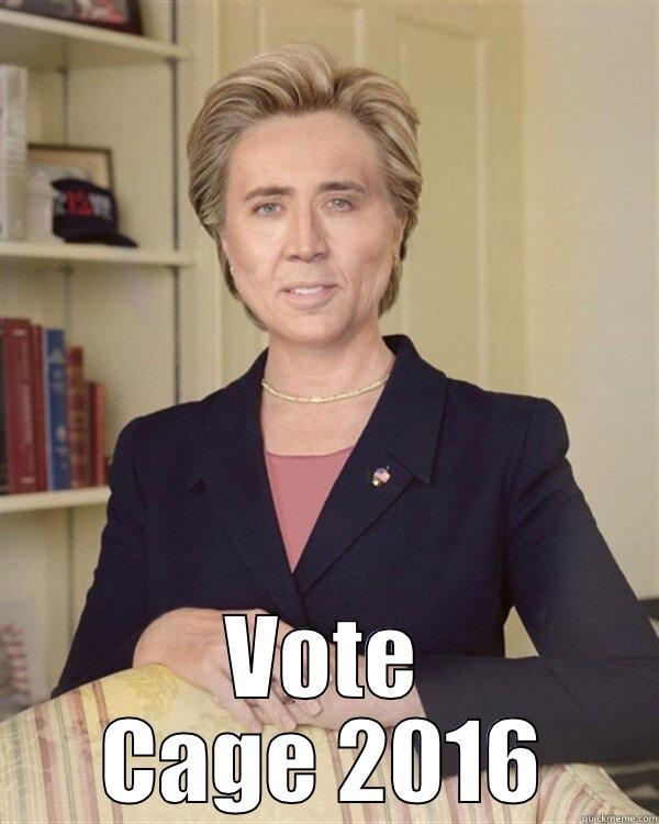  VOTE CAGE 2016 Misc