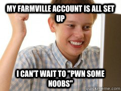 My Farmville account is all set up I CAN'T WAIT TO 