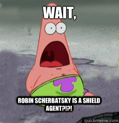 Wait, Robin Scherbatsky is a SHIELD Agent?!?!  