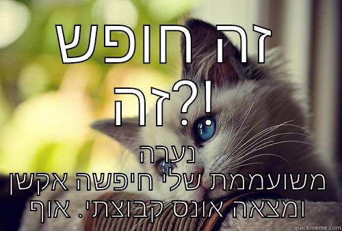 זה חופש זה?! נערה משועממת שלי חיפשה אקשן ומצאה אונס קבוצתי. אוף First World Problems Cat