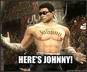 Here's Johnny!   Johnny Cage