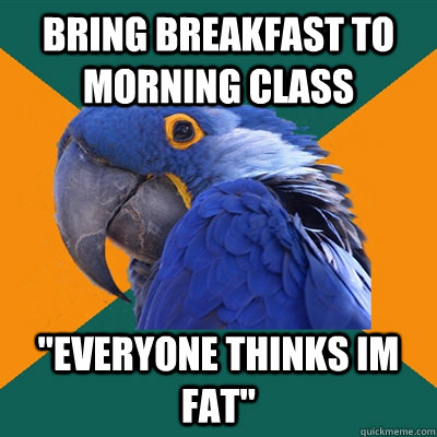 bring breakfast to morning class 