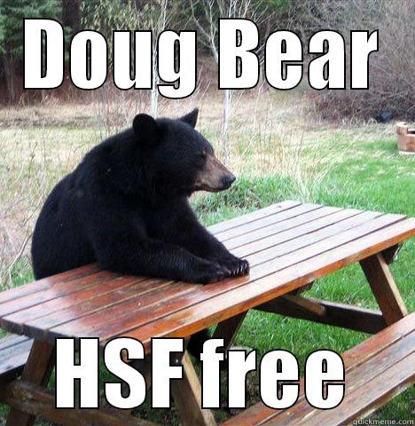 DOUG BEAR HSF FREE waiting bear