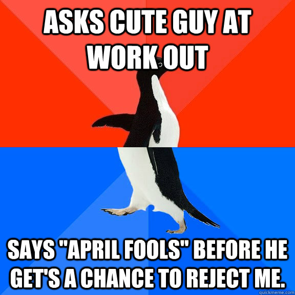 Asks cute guy at work out Says 