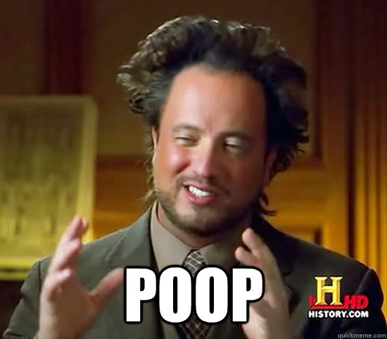  poop -  poop  Ancient Aliens