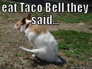 EAT TACO BELL THEY SAID...  Misc