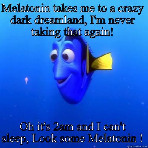 Dream catcher  - MELATONIN TAKES ME TO A CRAZY DARK DREAMLAND, I'M NEVER TAKING THAT AGAIN! OH IT'S 2AM AND I CAN'T SLEEP, LOOK SOME MELATONIN ! dory